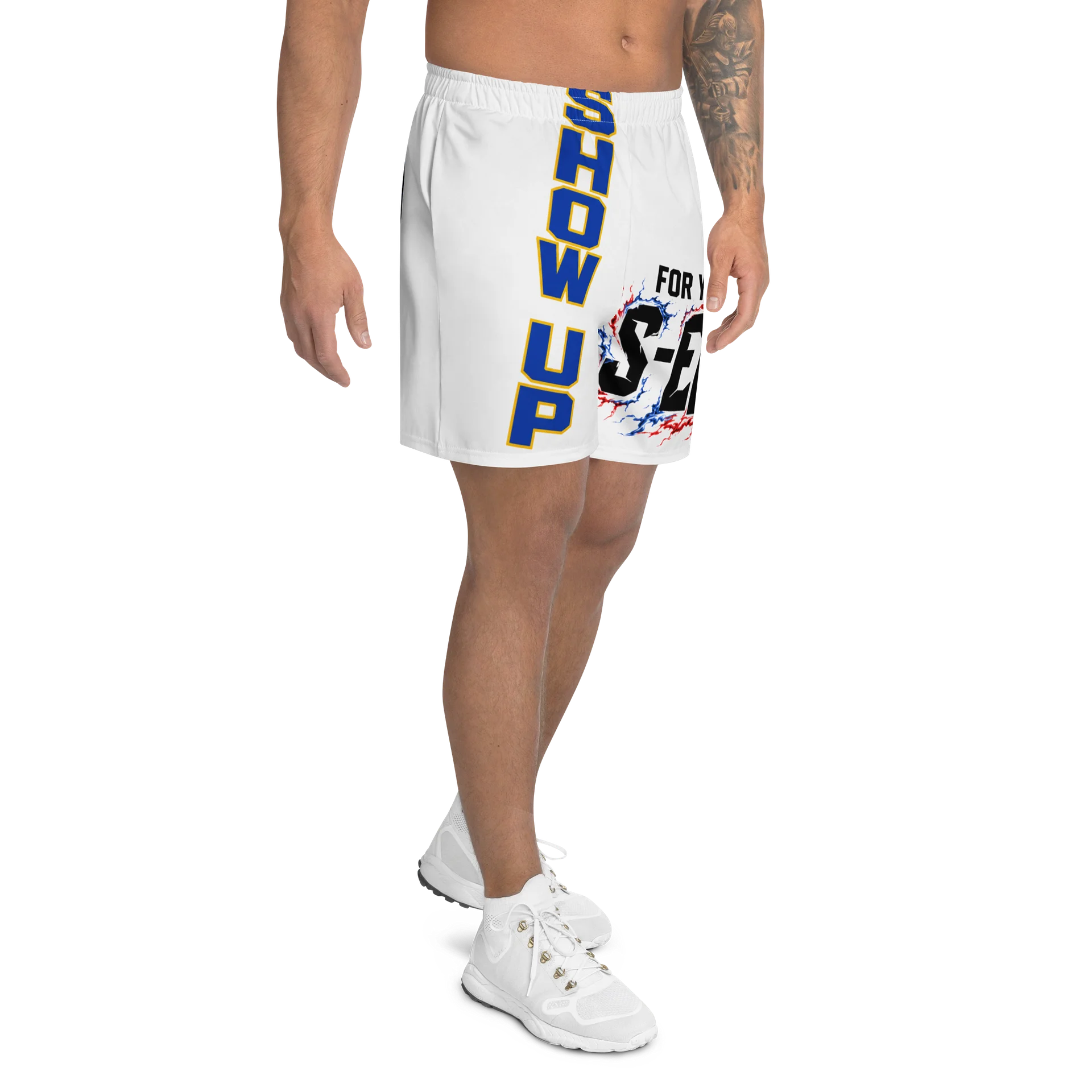 Show Up for Your S-EL-F — WholelyVerse Athletic Shorts product image (2)