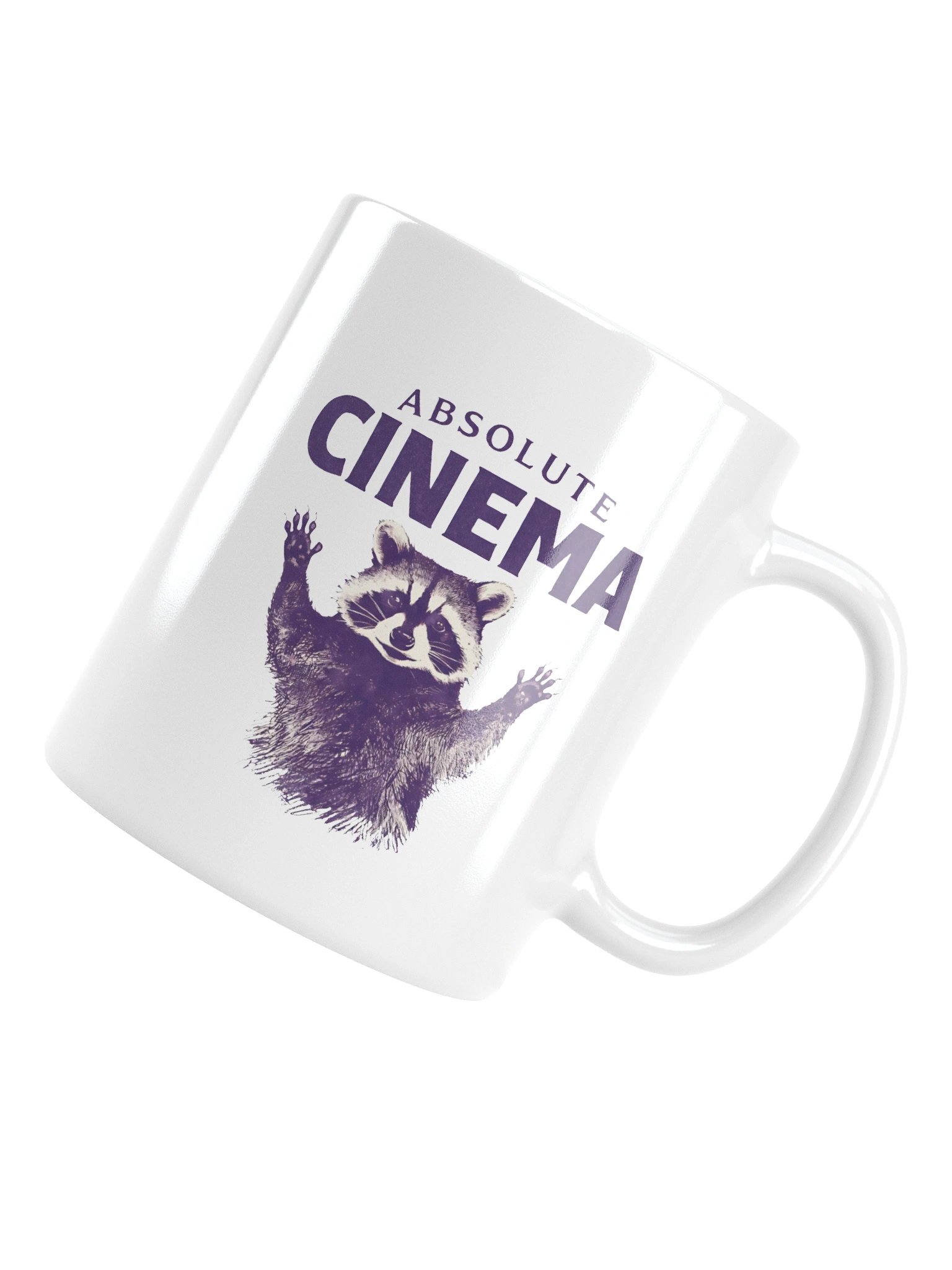 Absolute Cinema Raccoon Meme Graphic Coffee Mug product image (15)