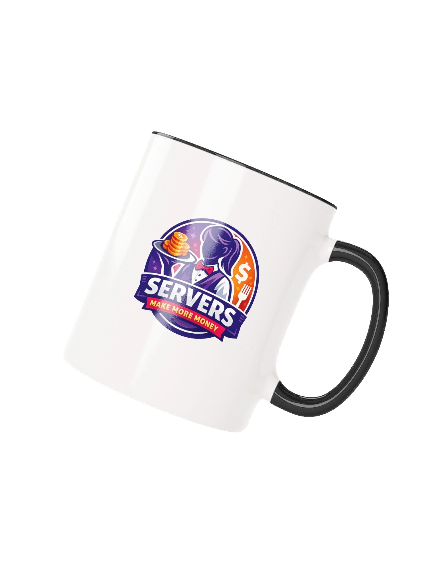 Servers Make More Money Coffee Mug | Funny Server Gift for Waitstaff product image (3)