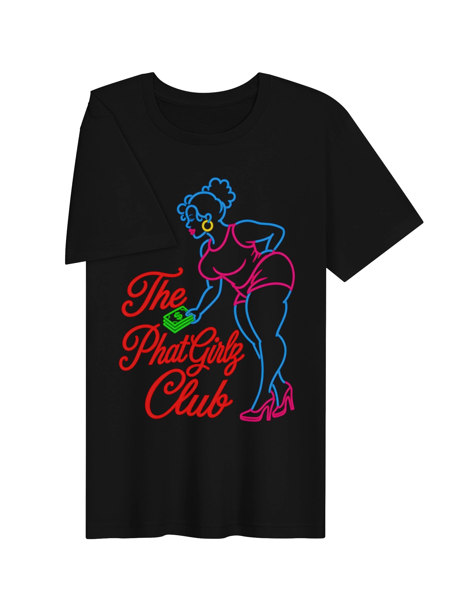 The Phat Girlz Club Neon Tee product image (9)