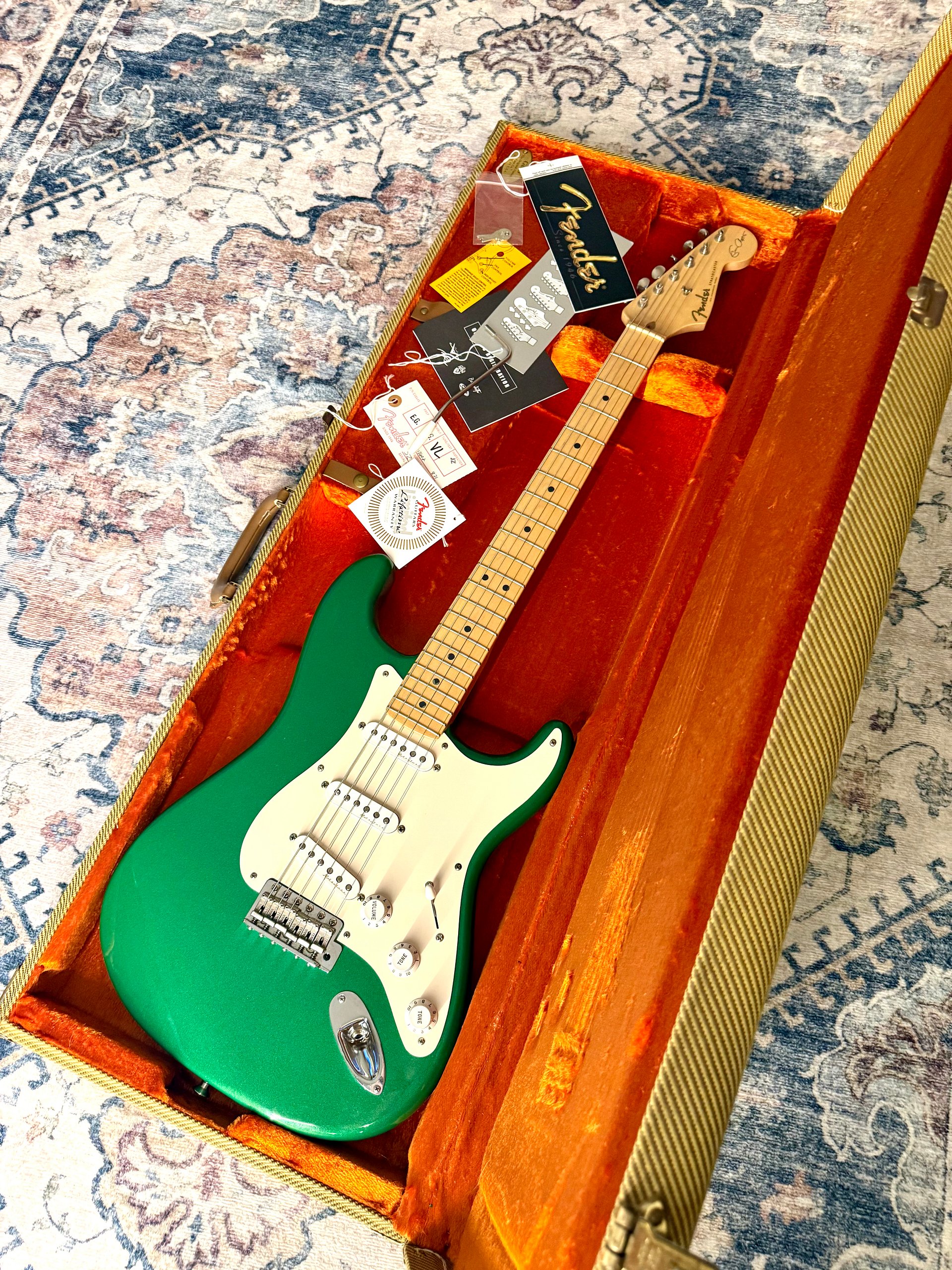 2005 Fender Stratocaster "CANDY GREEN" Eric Clapton Signature Model + OHSC product image (3)