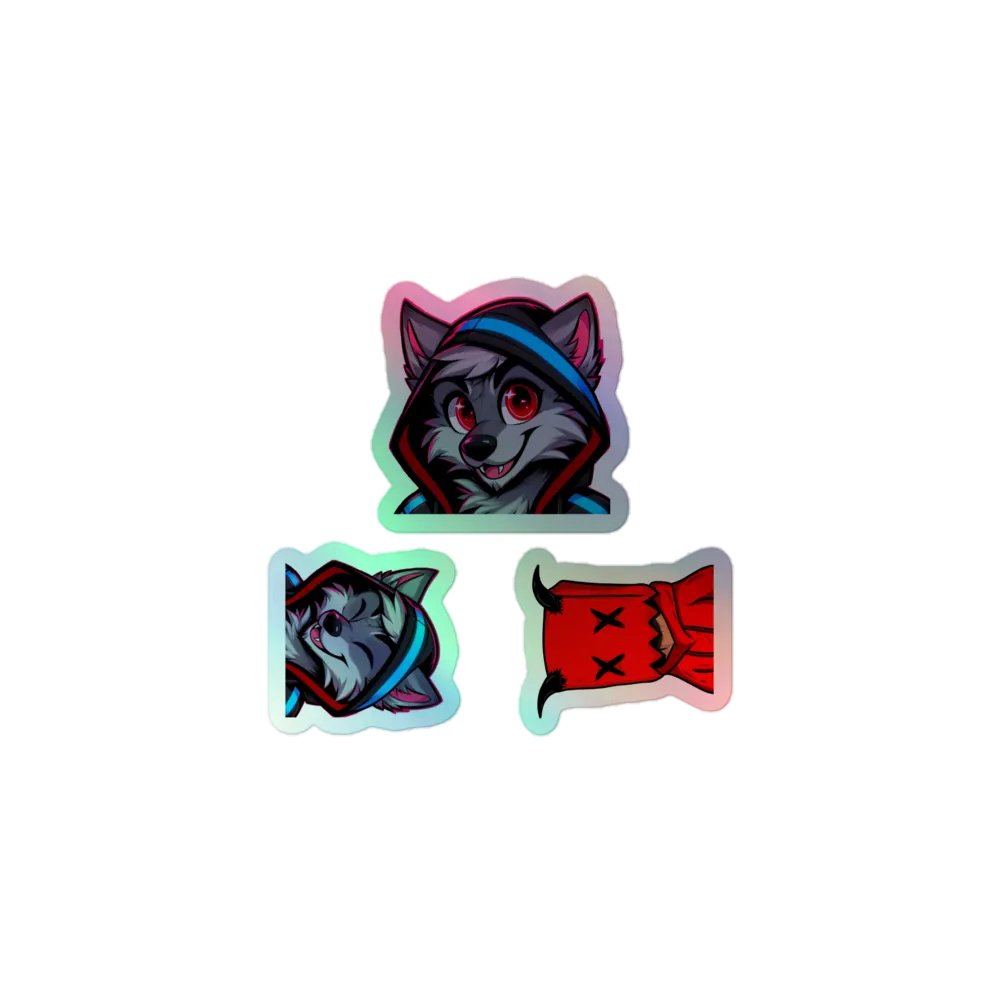 MarkAFCB Stream Holographic Sticker Set product image (1)
