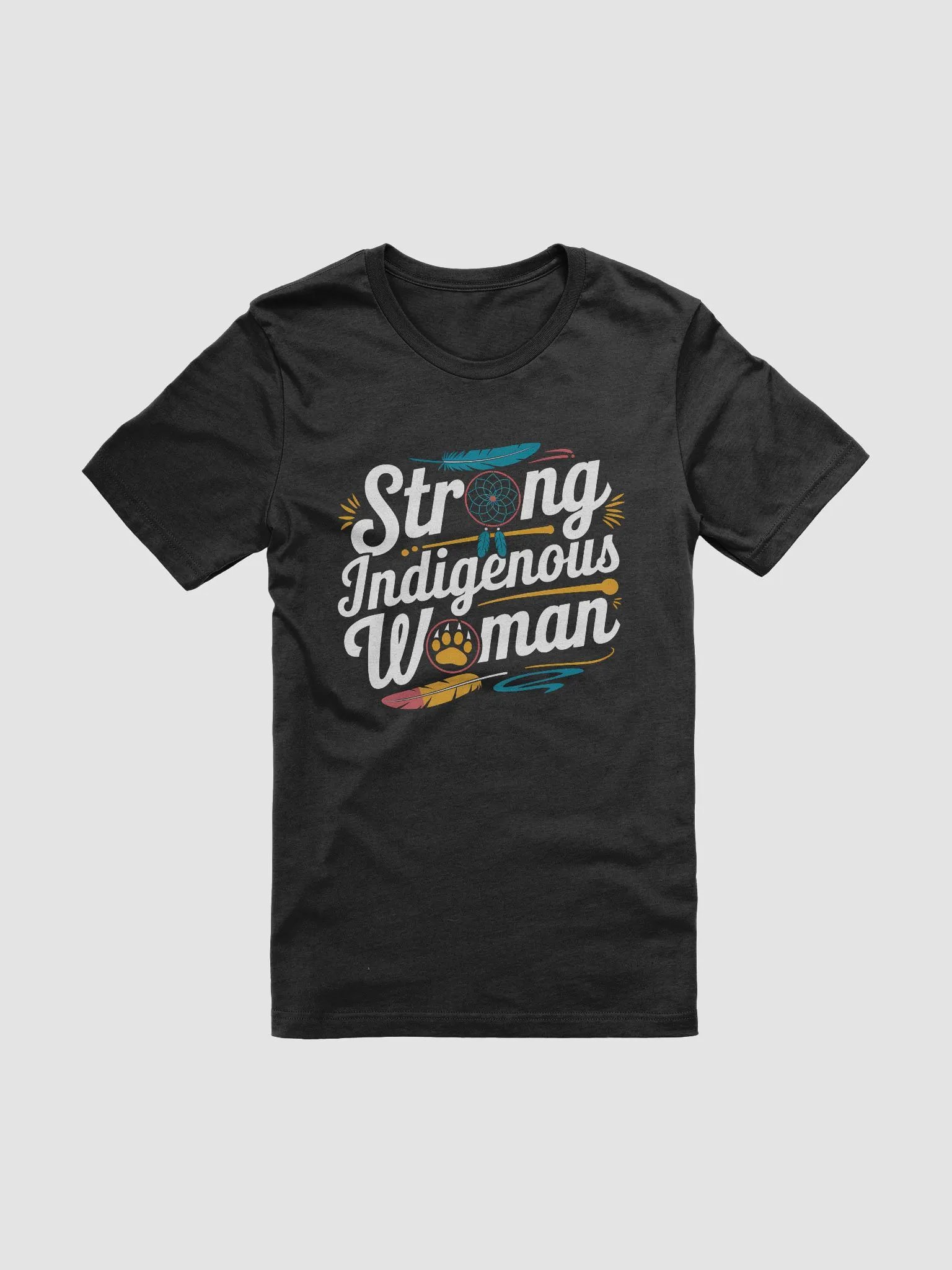 Strong Indigenous Woman Empowered Spirit T-shirt product image (1)