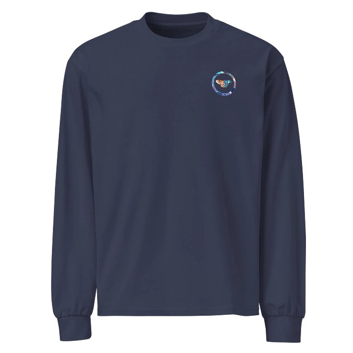 Moth AS Colour Premium Heavyweight Long Sleeve Shirt (Back Patch) product image (1)