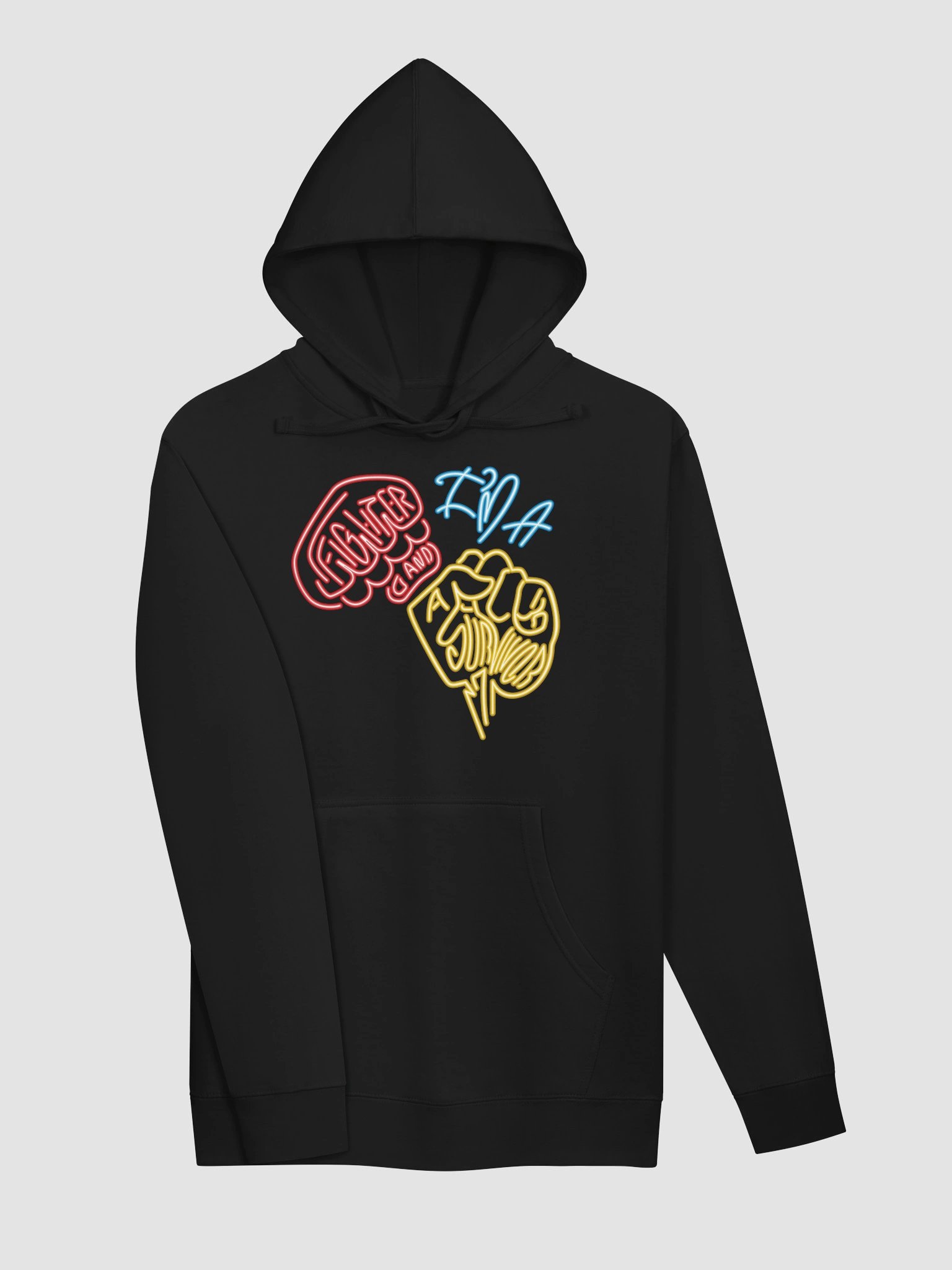 Neon I'm A Fighter And Survivor Hoodie product image (2)