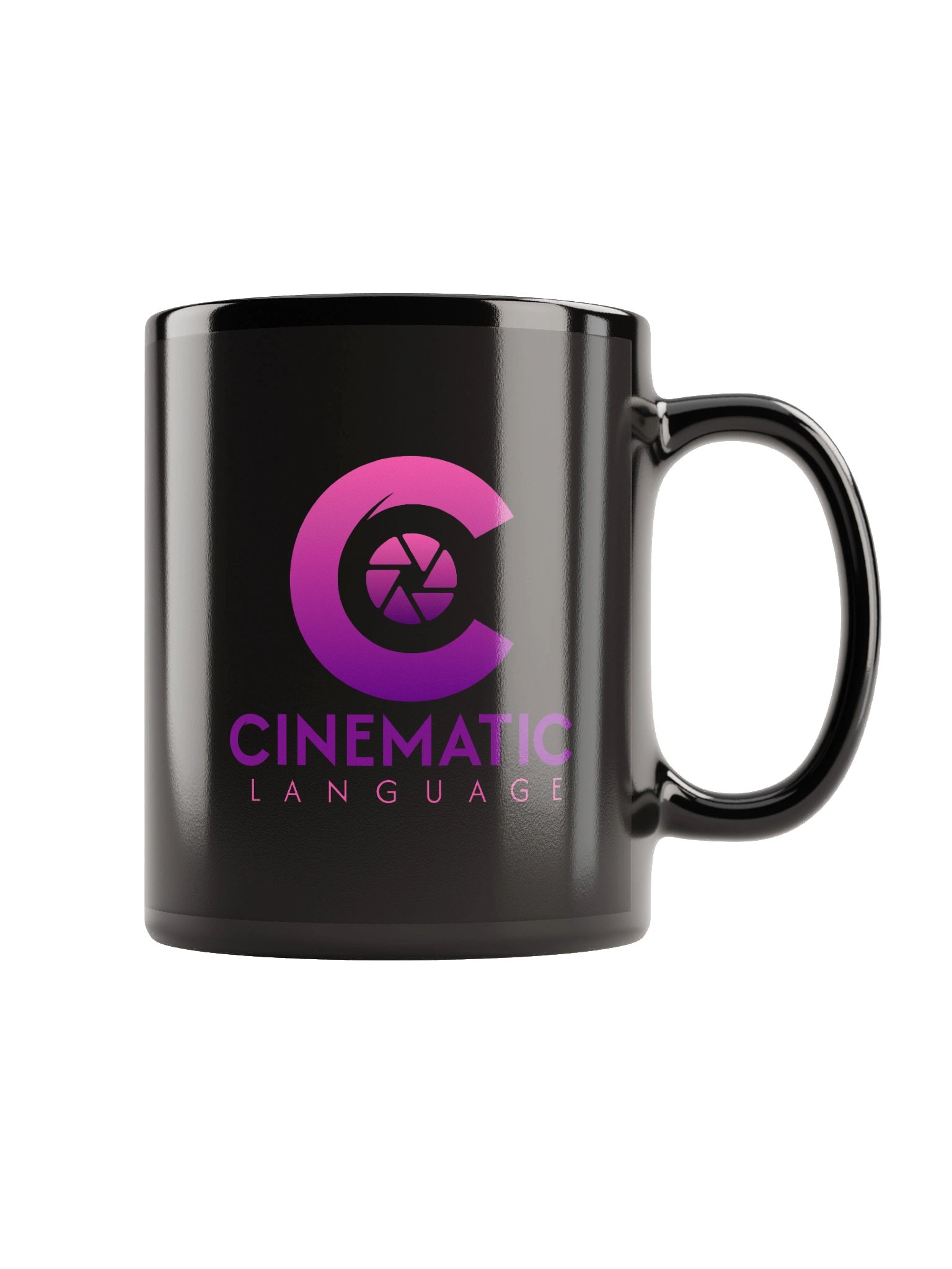 Cinematic Language Black Glossy Mug product image (1)