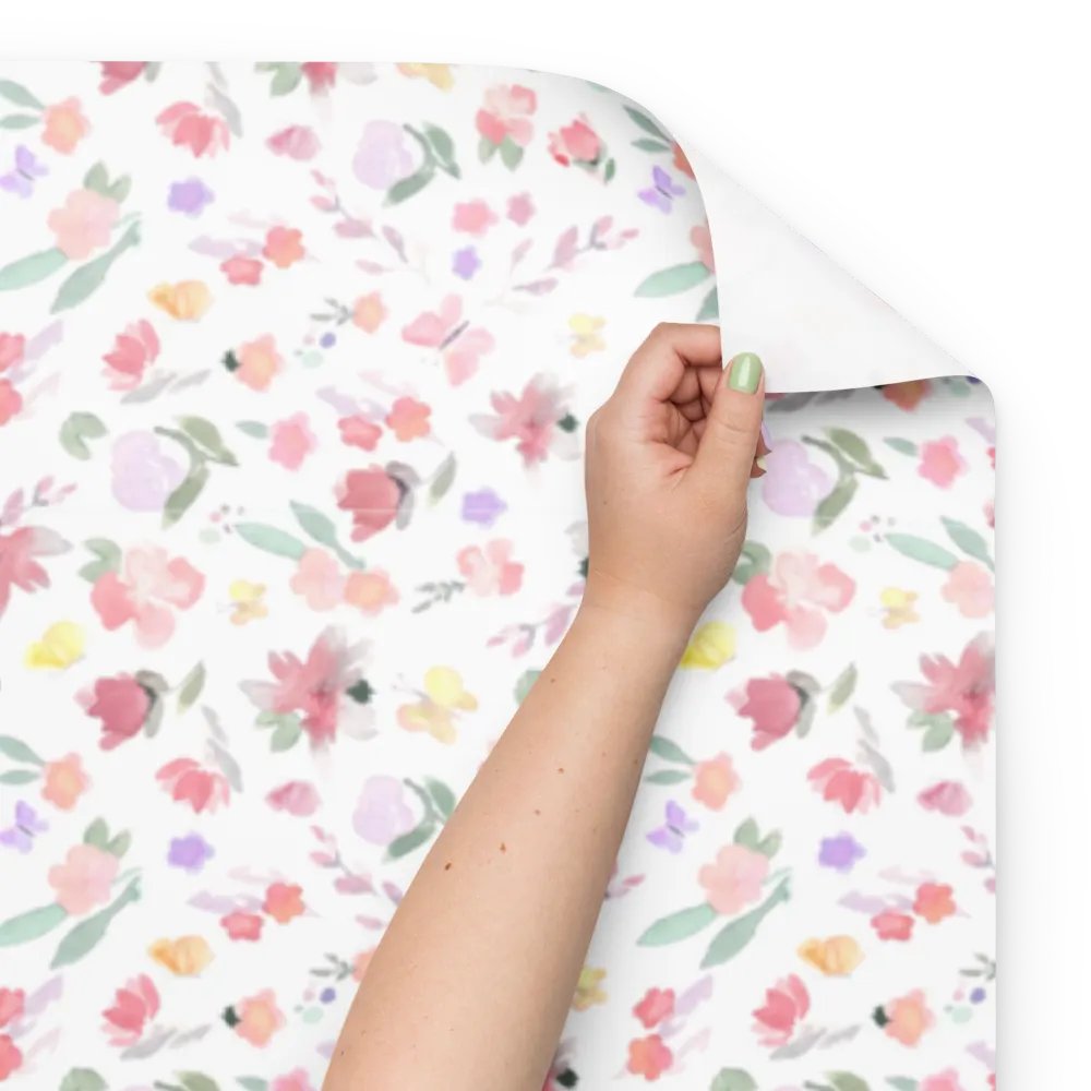 Watercolor Floral Wrapping Sheet Set product image (9)