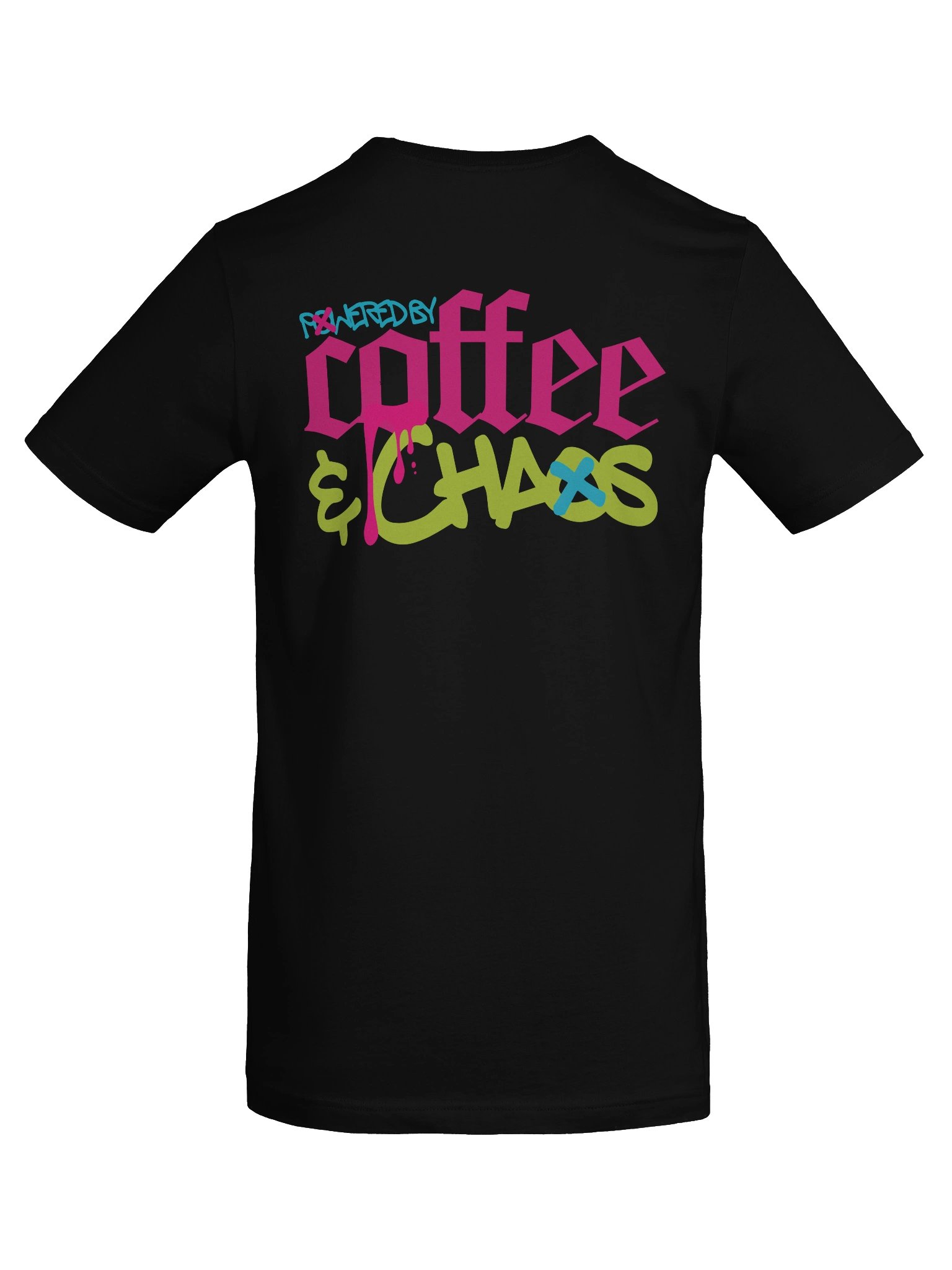 Powered by Coffee & Chaos Streetwear T-Shirt product image (8)