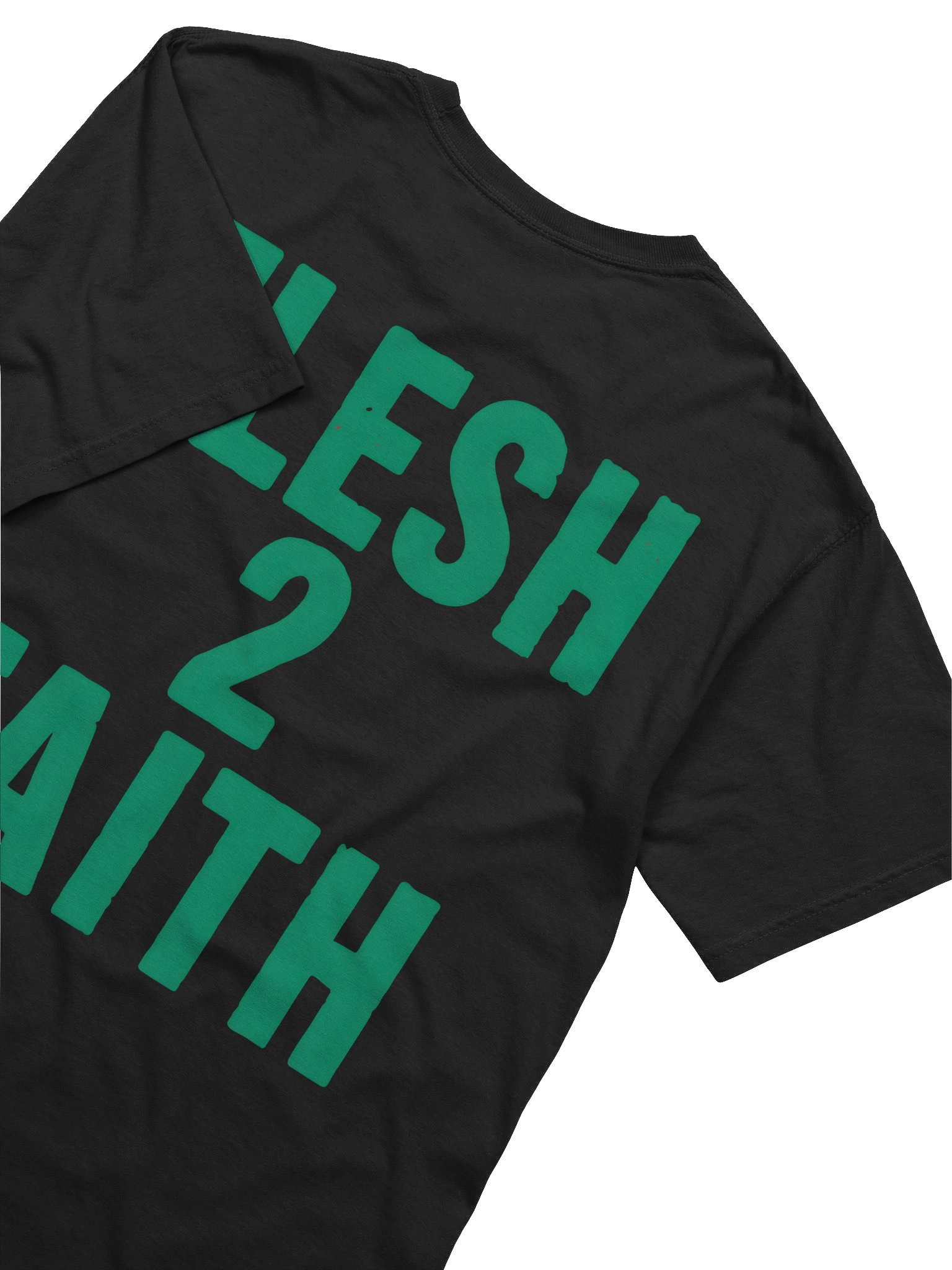 From Flesh 2 Faith — Logo Tee (Green) product image (6)