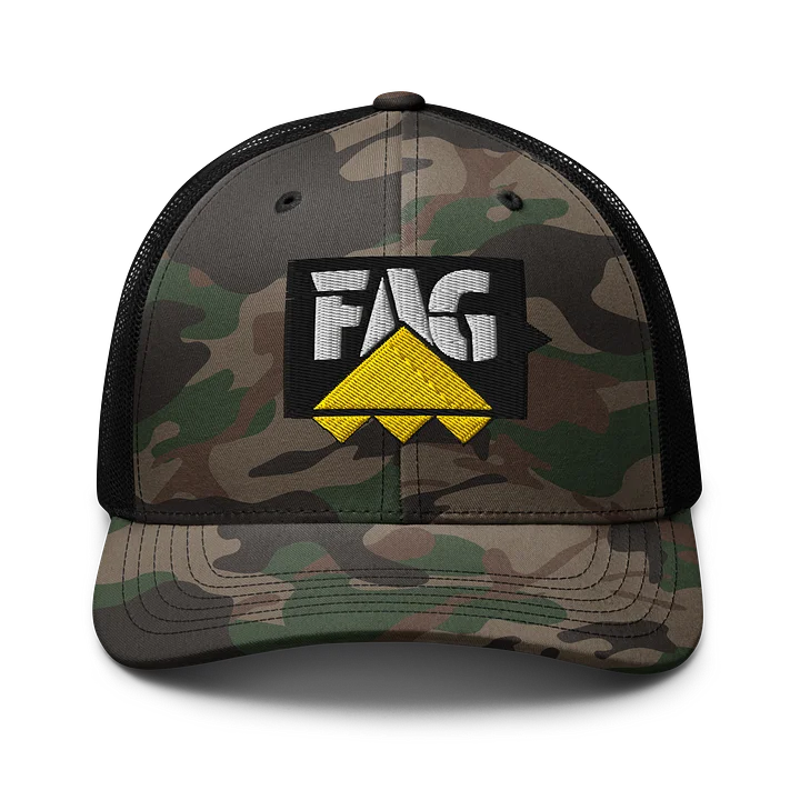 HIGH TECH RED NECH GAY RNC CAMO TRUCKER HAT product image (1)
