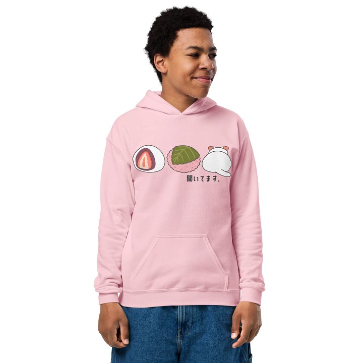 Daifuku Mochi Cat - Unisex Youth Hoodie product image (6)