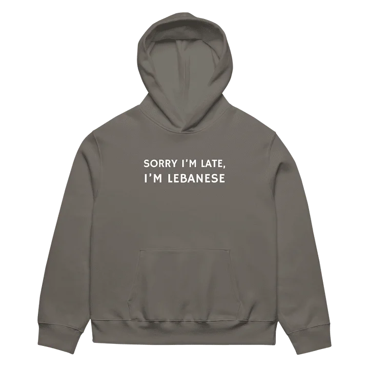 Sorry I'm Lebanese Oversized Hoodie product image (1)