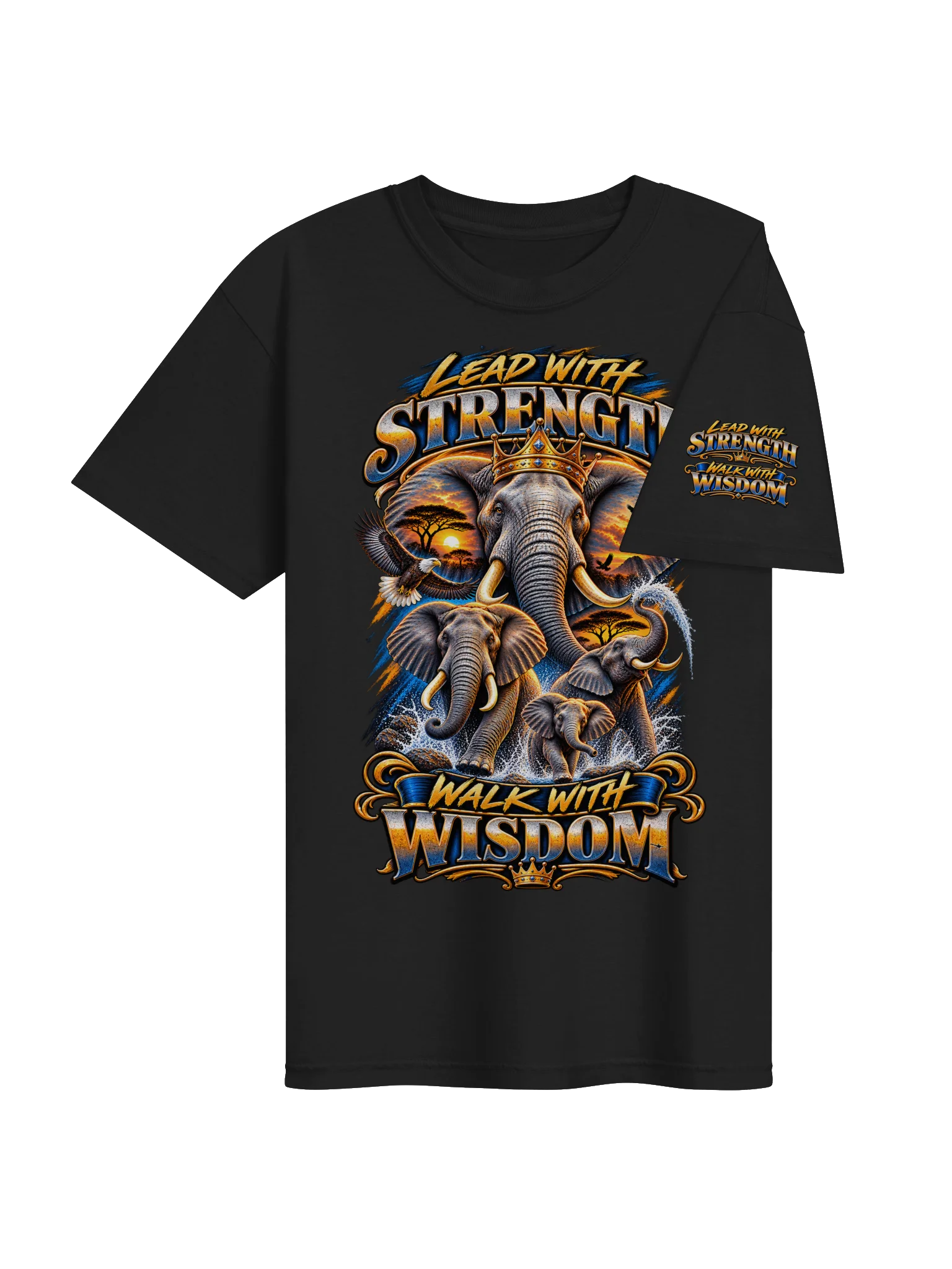 Stop Being Lazy — Lead With Strength, Walk With Wisdom Tee product image (3)