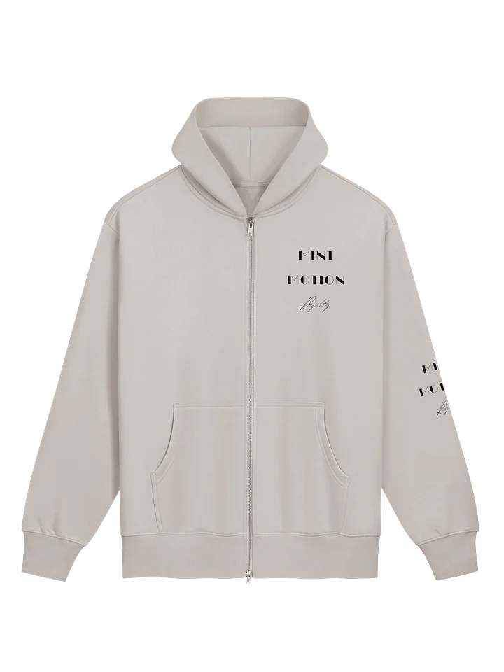 Royalty Series Black Print Comfort Zip Hoodie product image (1)
