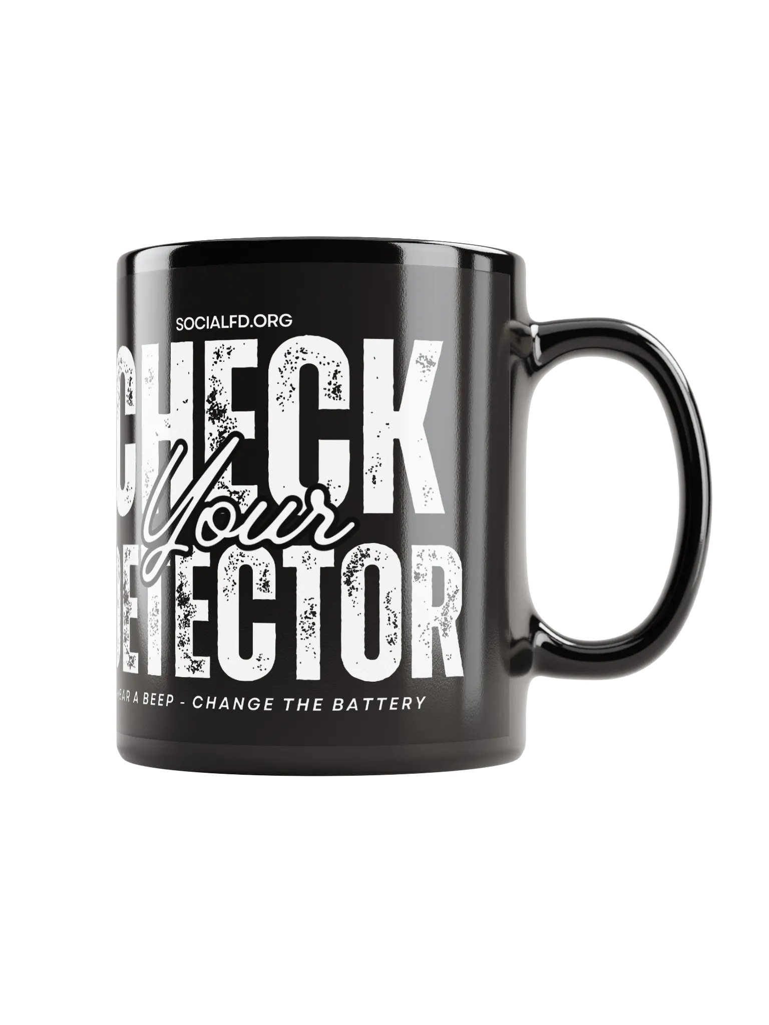 Check Your Smoke Detector Illustration Mug product image (1)