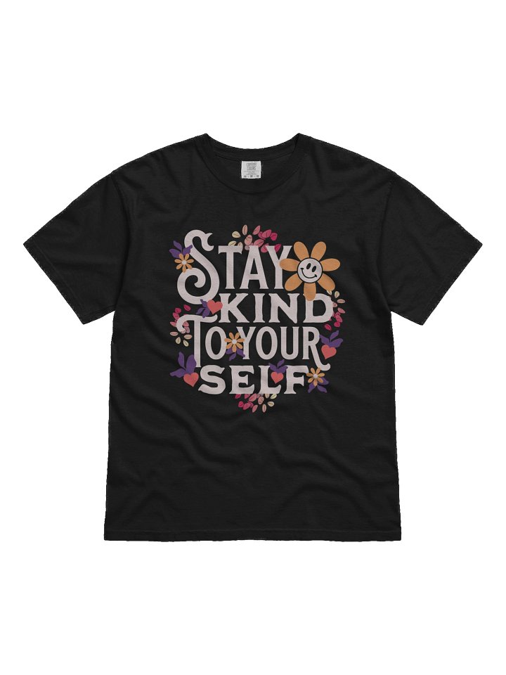 Stay Kind To Yourself Floral Tee product image (5)