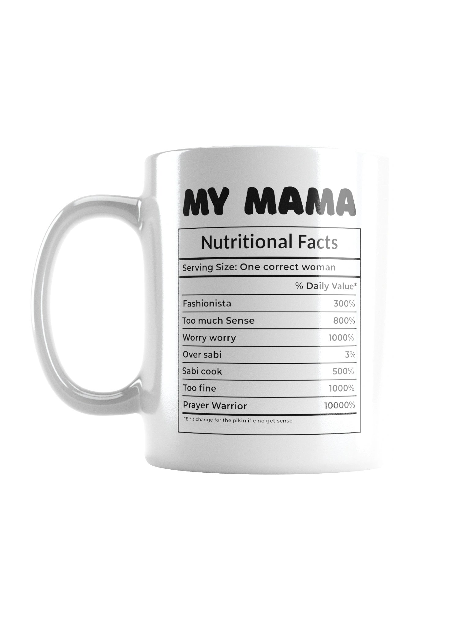 My Mama - nutritional facts product image (1)