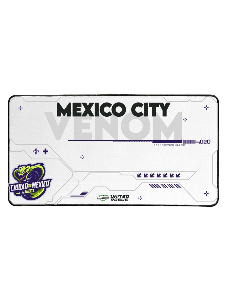 Mexico City Venom White Desk Mat product image (1)