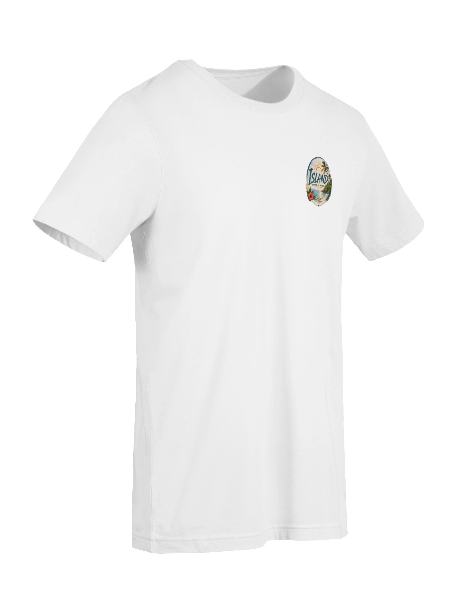 Island State of Mind Tropical Escape Tee - White product image (7)