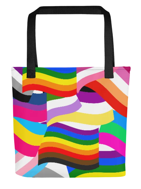 Pride flags tote bag product image (2)