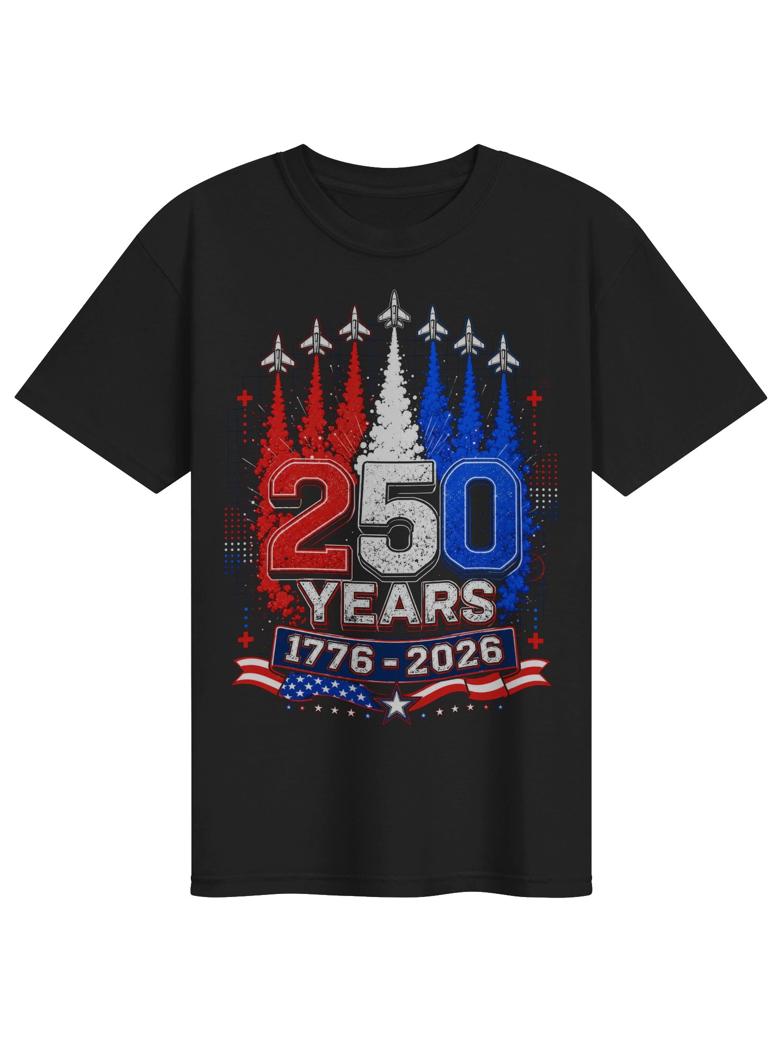 250 Years of Freedom Patriotic America Anniversary T-Shirt product image (1)