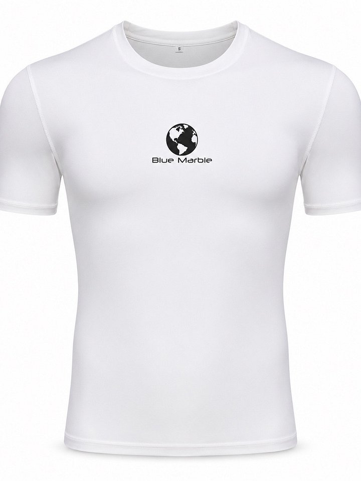 Blue Marble Performance Compression Shirt product image (1)