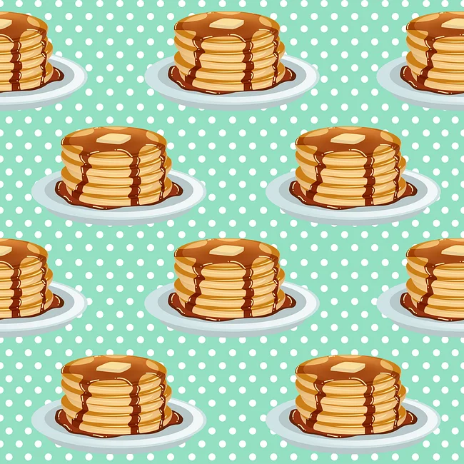 Pancakes & Polkadots Pattern