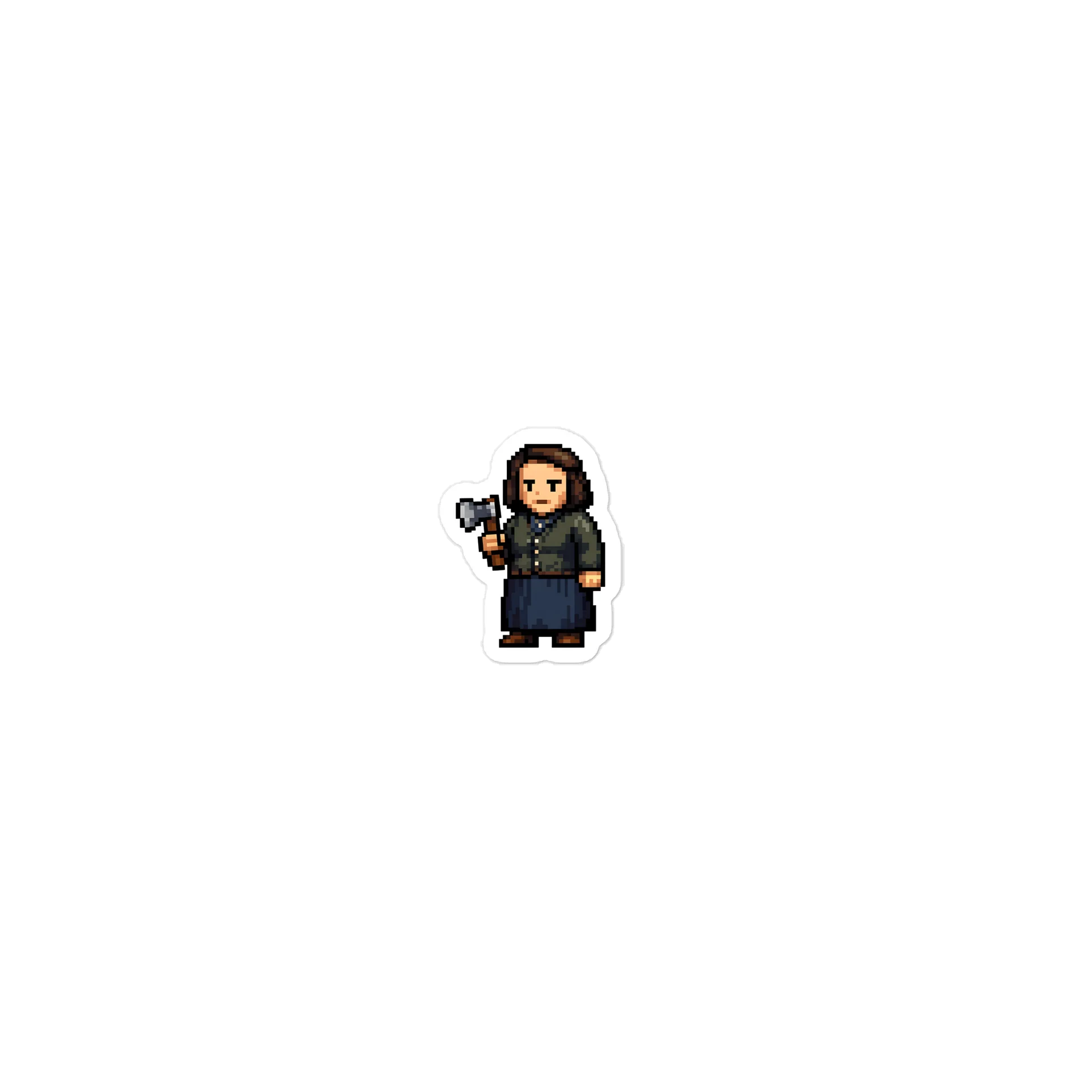 Annie Wilkes (Misery) Retro Pixel Art Laptop Sticker product image (1)