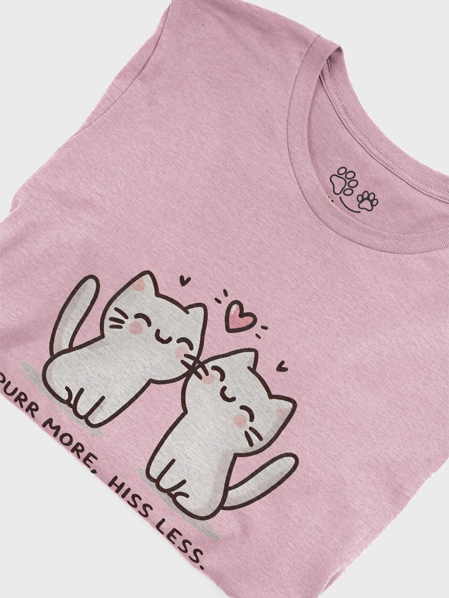 Purr more, Hiss less t-shirt 1 product image (6)