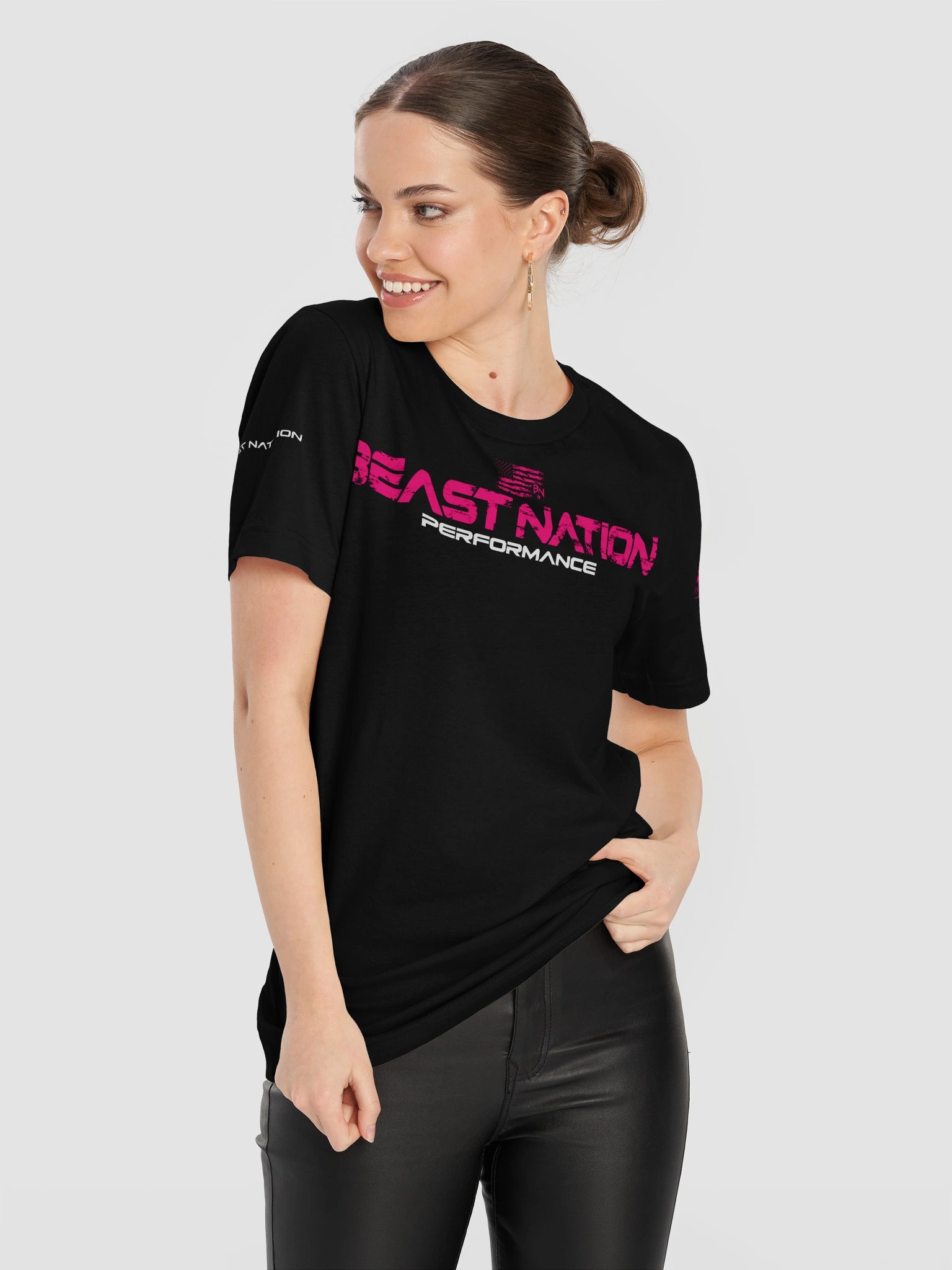 Beast Nation Performance Tee Pink product image (11)