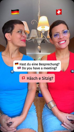 German VS Swiss German - Office chats 🧑‍💻

Get ready for work in Switzerland!
#schweizerdeutsch #switzerland #swissgerman #le...