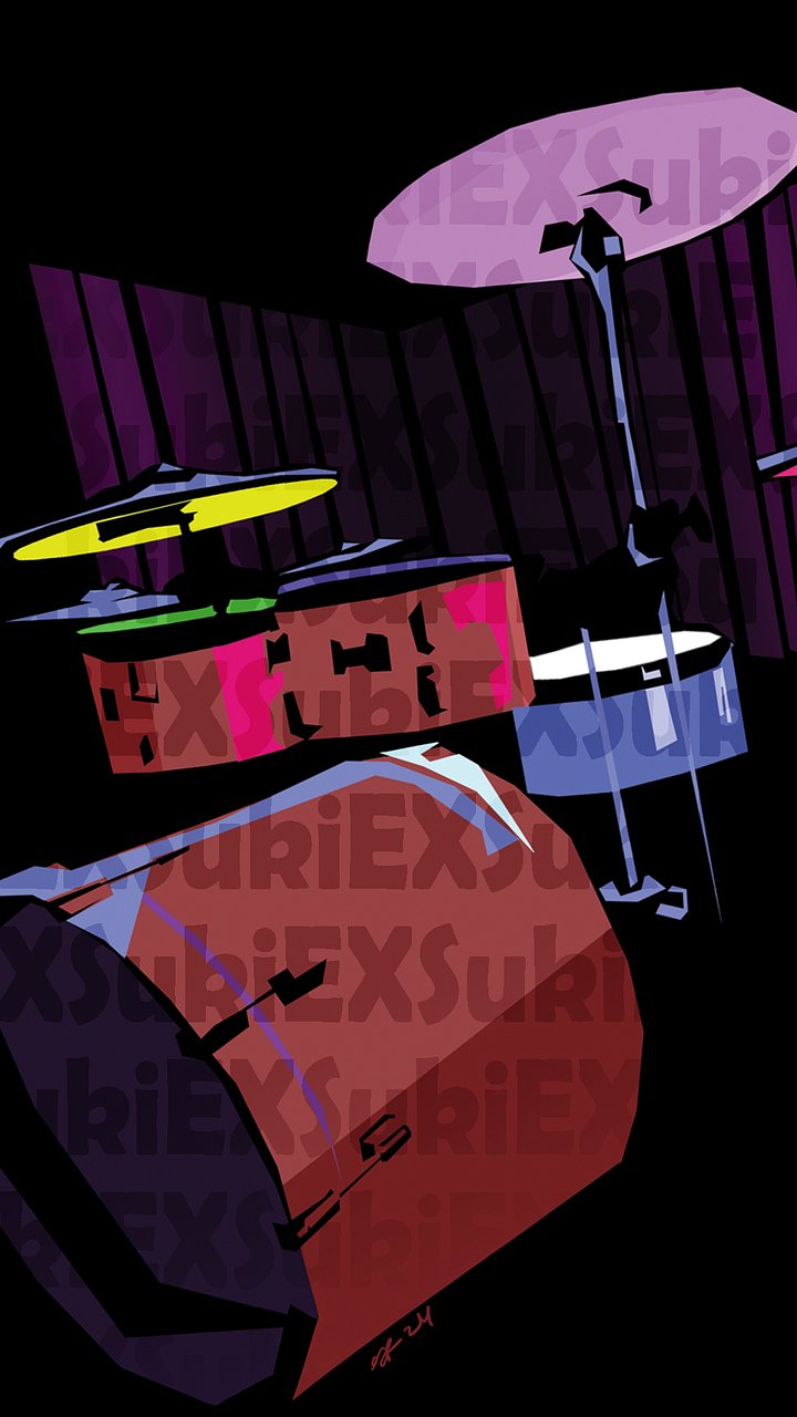Drum Kit Digital Background product image (2)