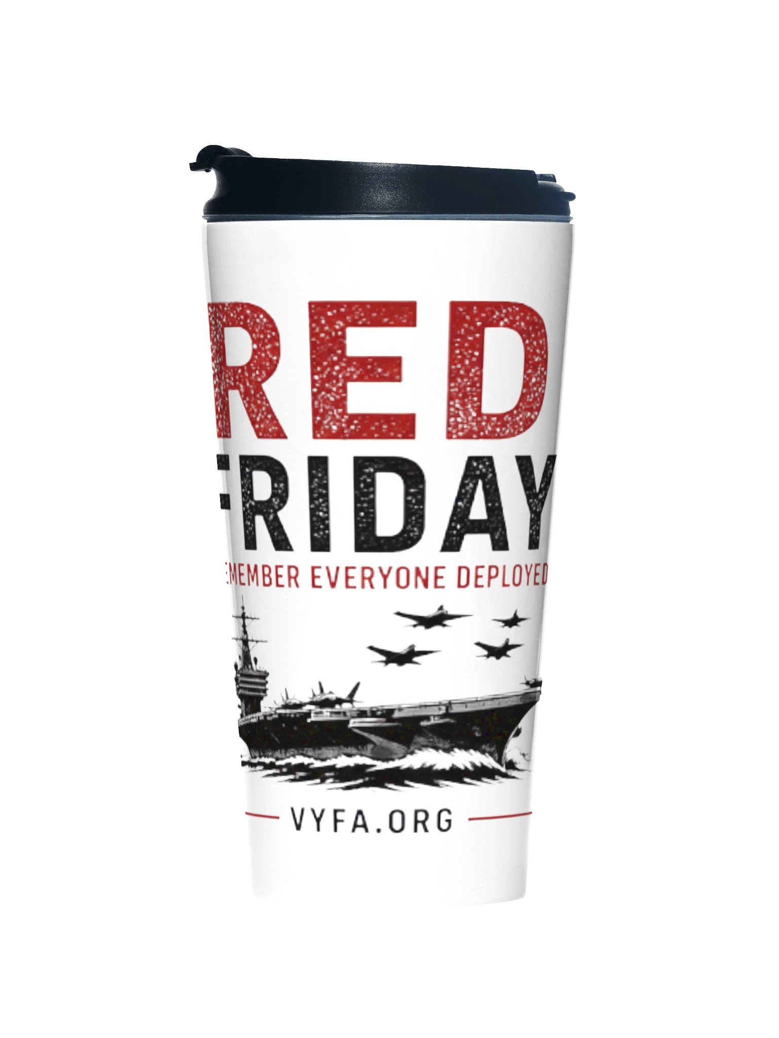 BOLD RED FRIDAY "Remember Everyone Deployed" Travel Mug product image (1)