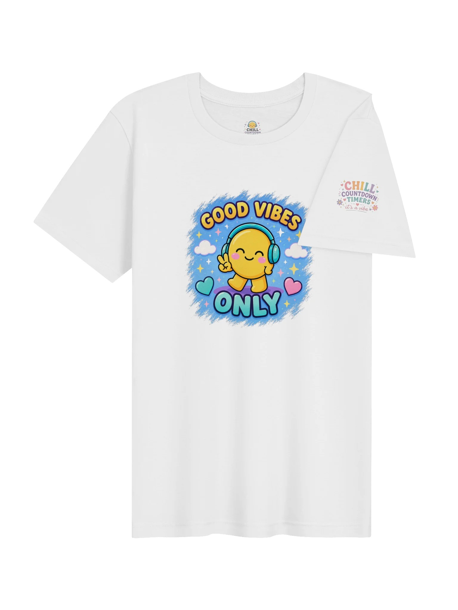 Good Vibes Only Cartoon Tee product image (24)