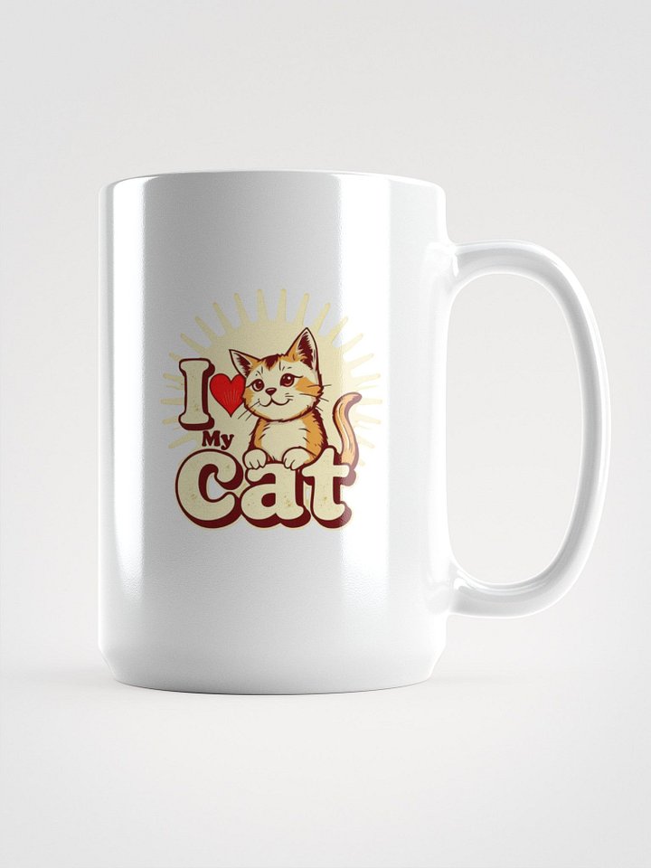 Cat White Glossy Mug product image (1)