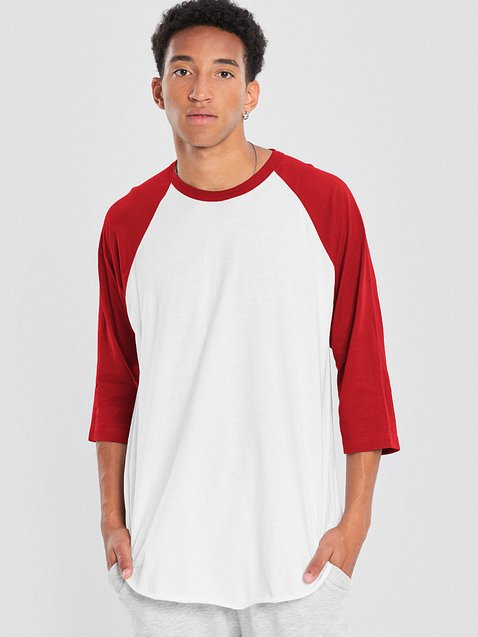 Photo showing Tultex Fine Jersey Raglan Tee