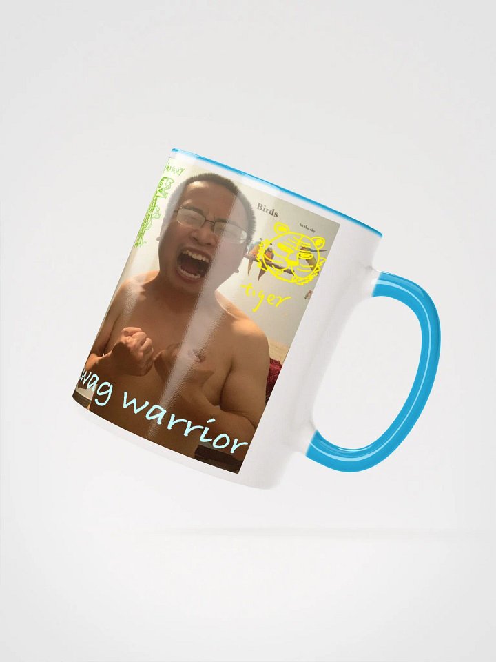 Ceramic Mug with Color Inside: swag warrior 2.0 product image (22)