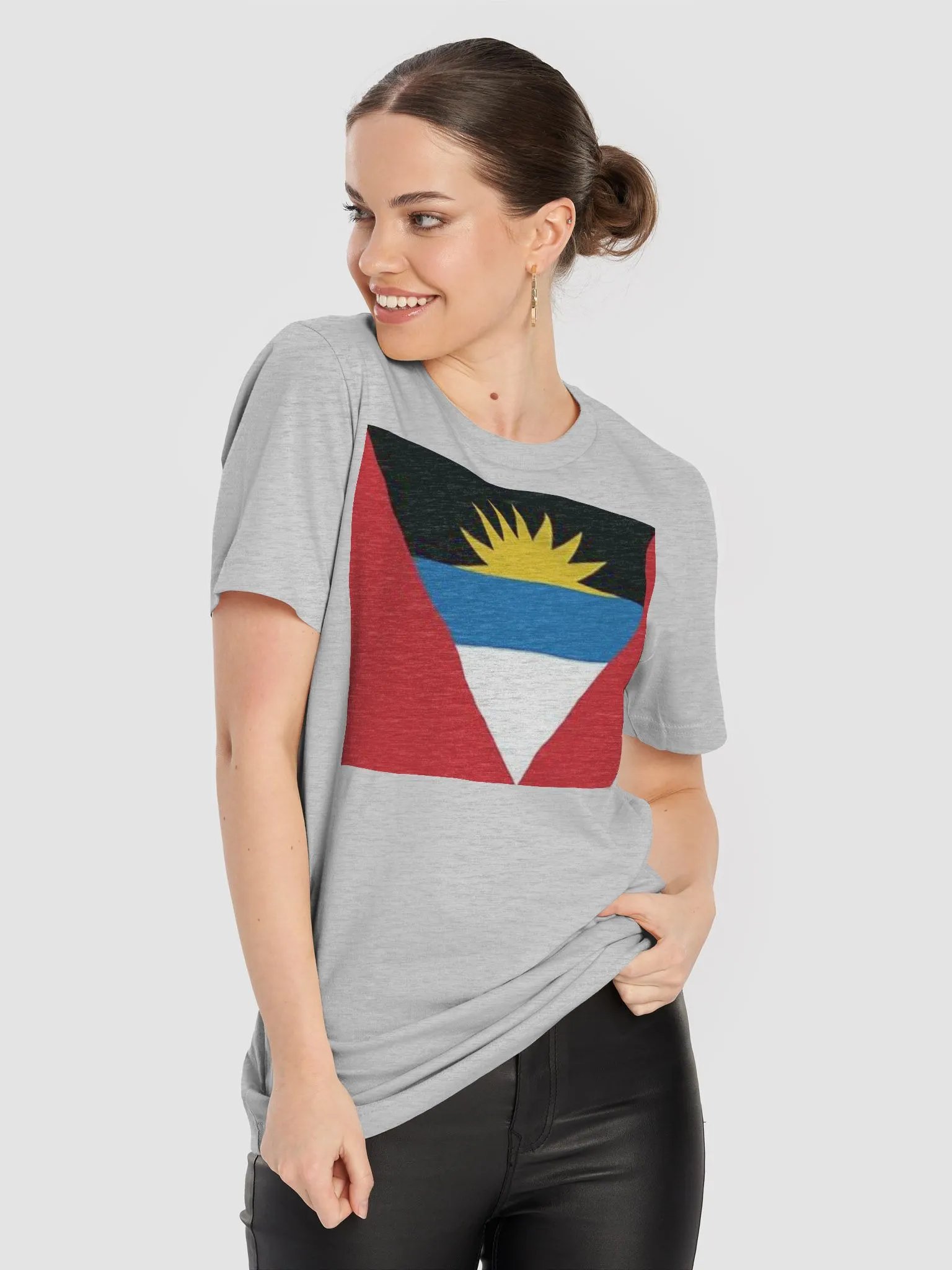 Exclusive Antigua & Barbuda Flag Supersoft Unisex T-Shirt by Graphic Grove product image (1)