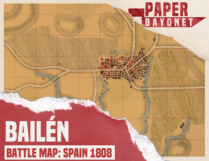 Bailen battle map. product image (1)
