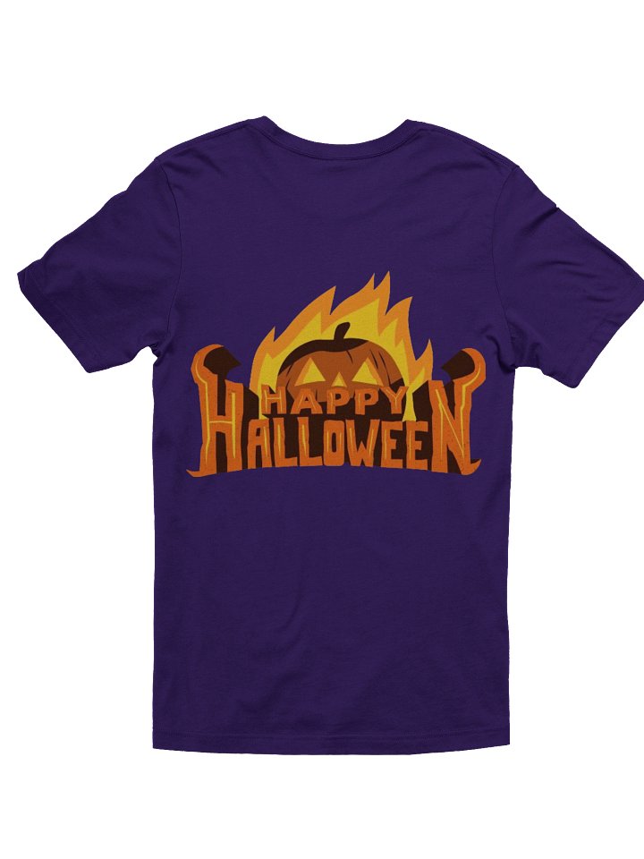 🎃 Happy Halloween Pumpkin Fire Glow Tee – Spooky & Fun Design for Halloween Night! product image (12)