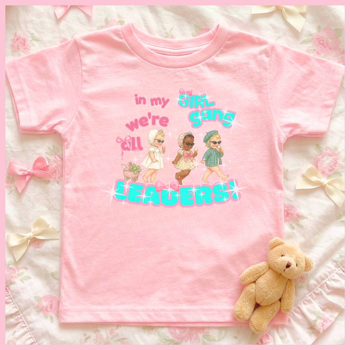 In my Girl Gang we're all LEADERS🩷Super Soft🪽T-shirt🩷 product image (1)