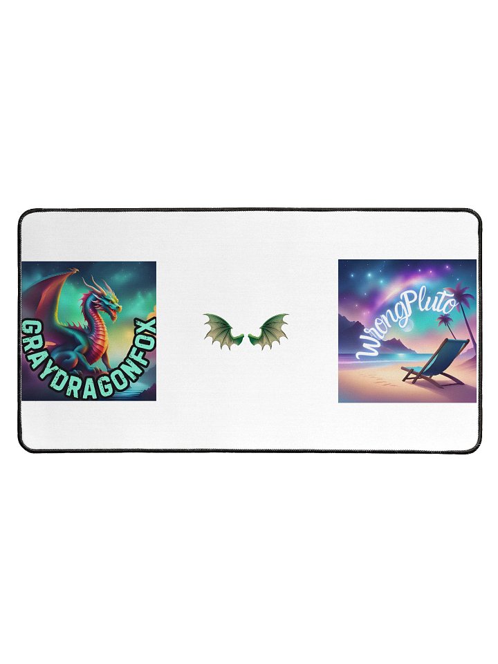 Graydragonfox & Wrongpluto Dual Logo Game Mat product image (1)