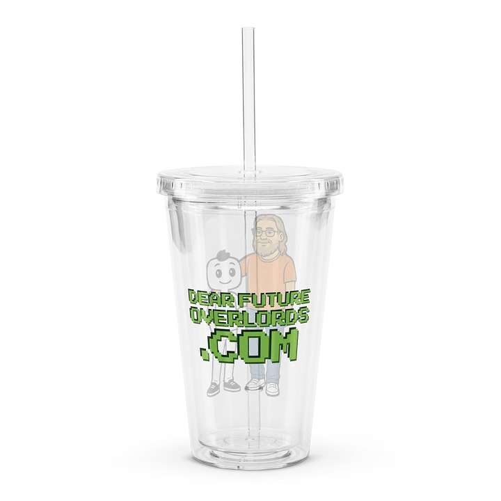 Dear Future Overlords Clear Tumbler product image (2)