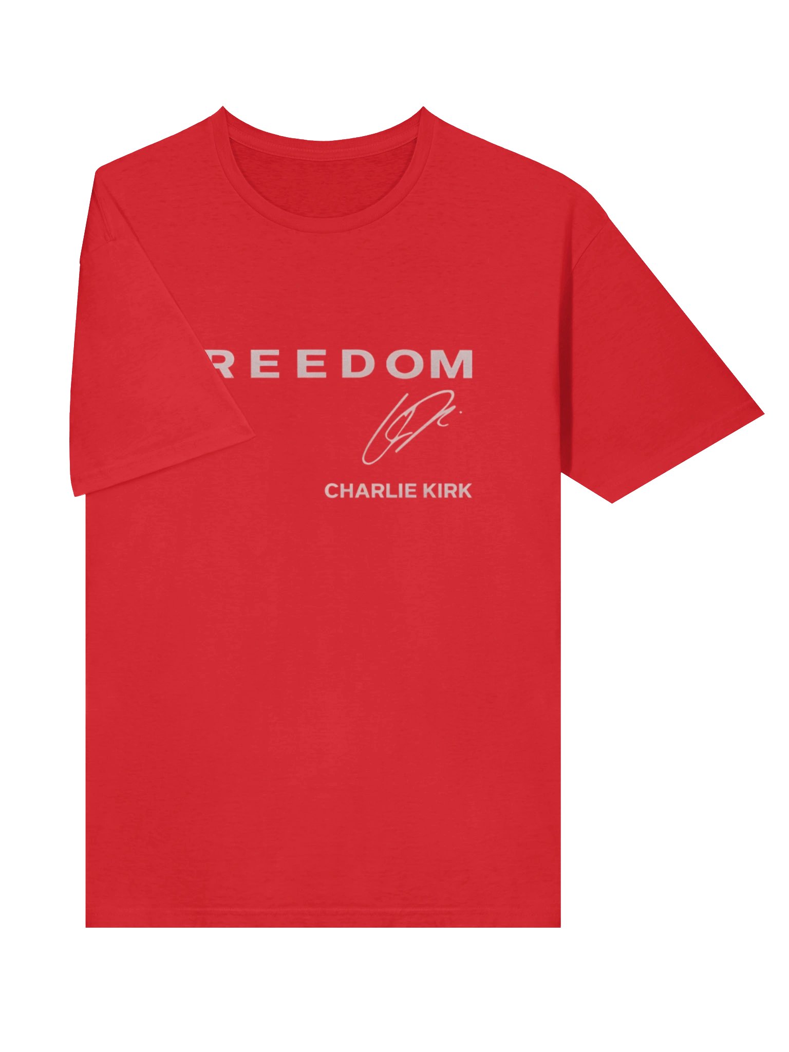 Red Freedom Charlie Kirk Signature Shirt – Turning Point USA Tee product image (10)