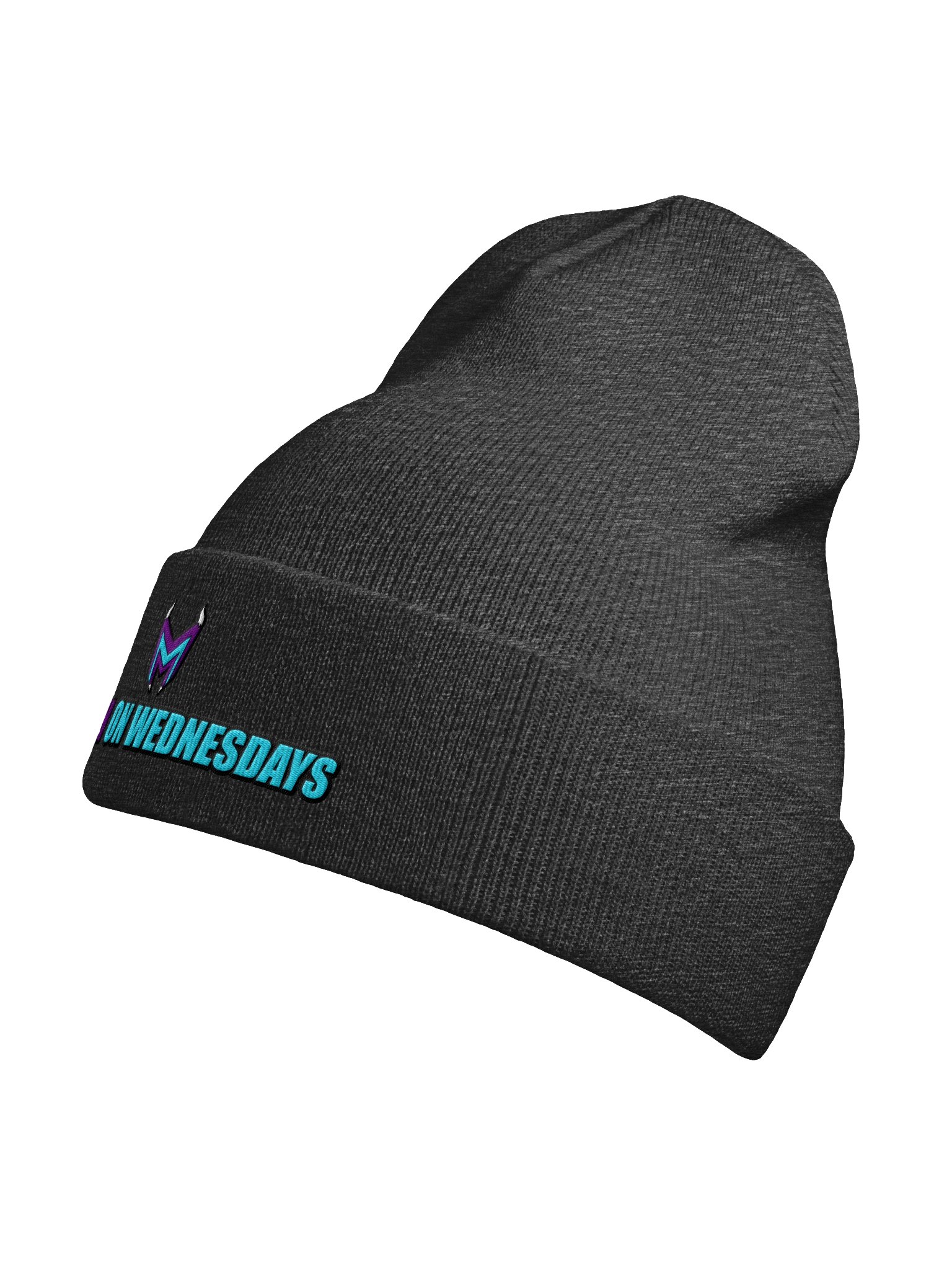 I Mash on Wednesdays Cuffed Beanie product image (67)