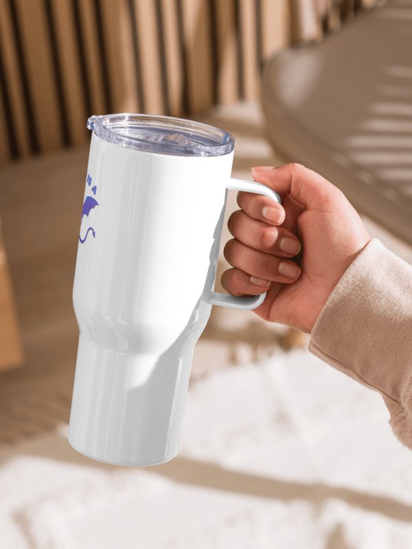 "My Demon is a Cinnamon Roll" Tumbler - Lilac text product image (9)