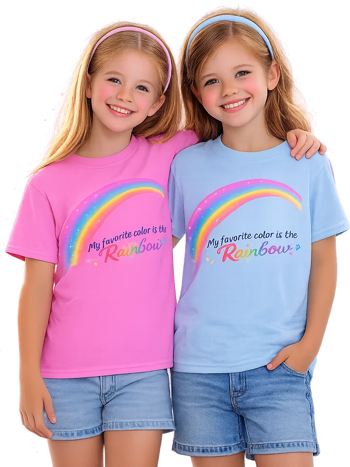 Rainbow Shimmer Youth Tee product image (1)