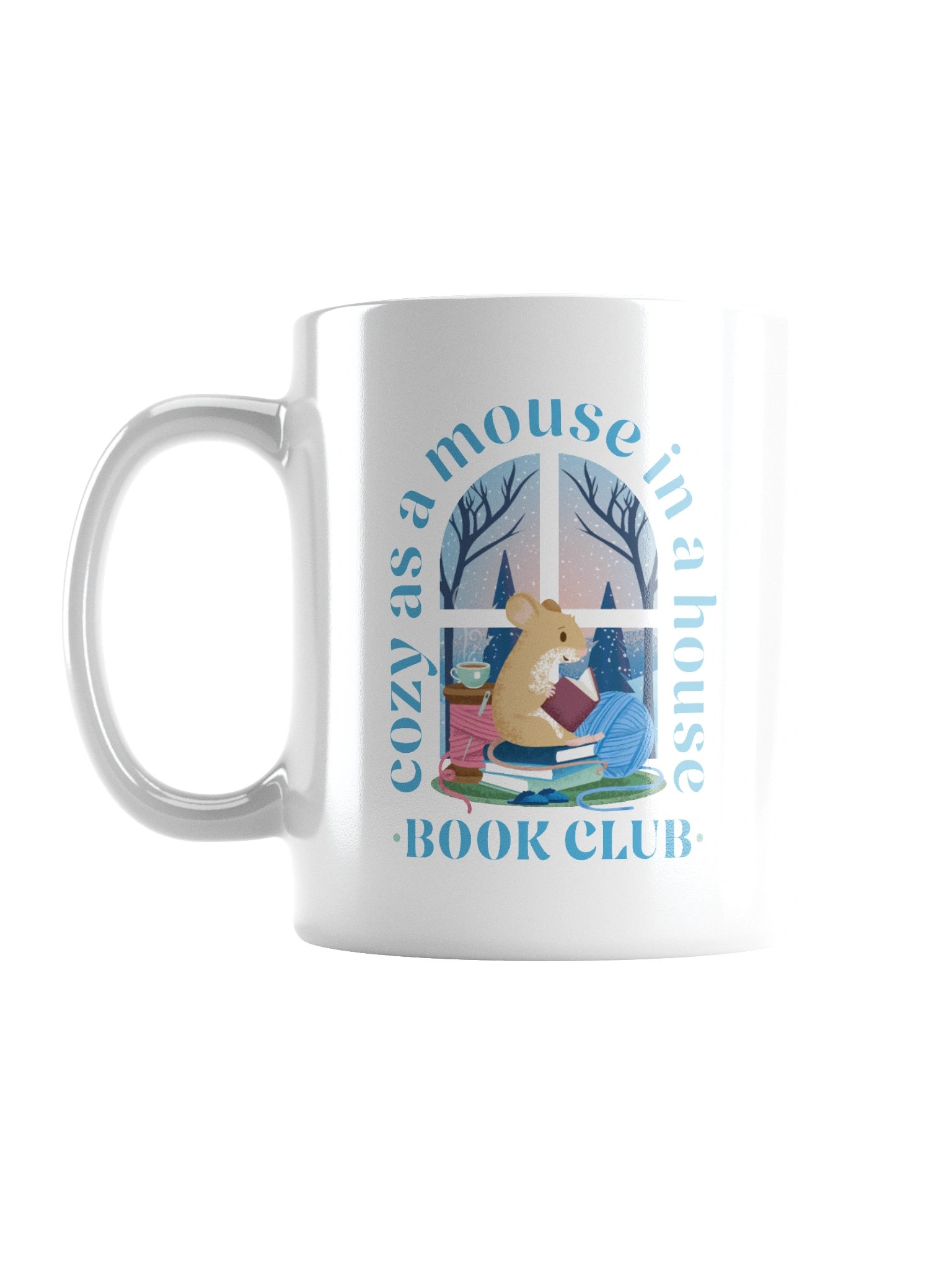 Cozy Mouse Book Club Mug product image (1)