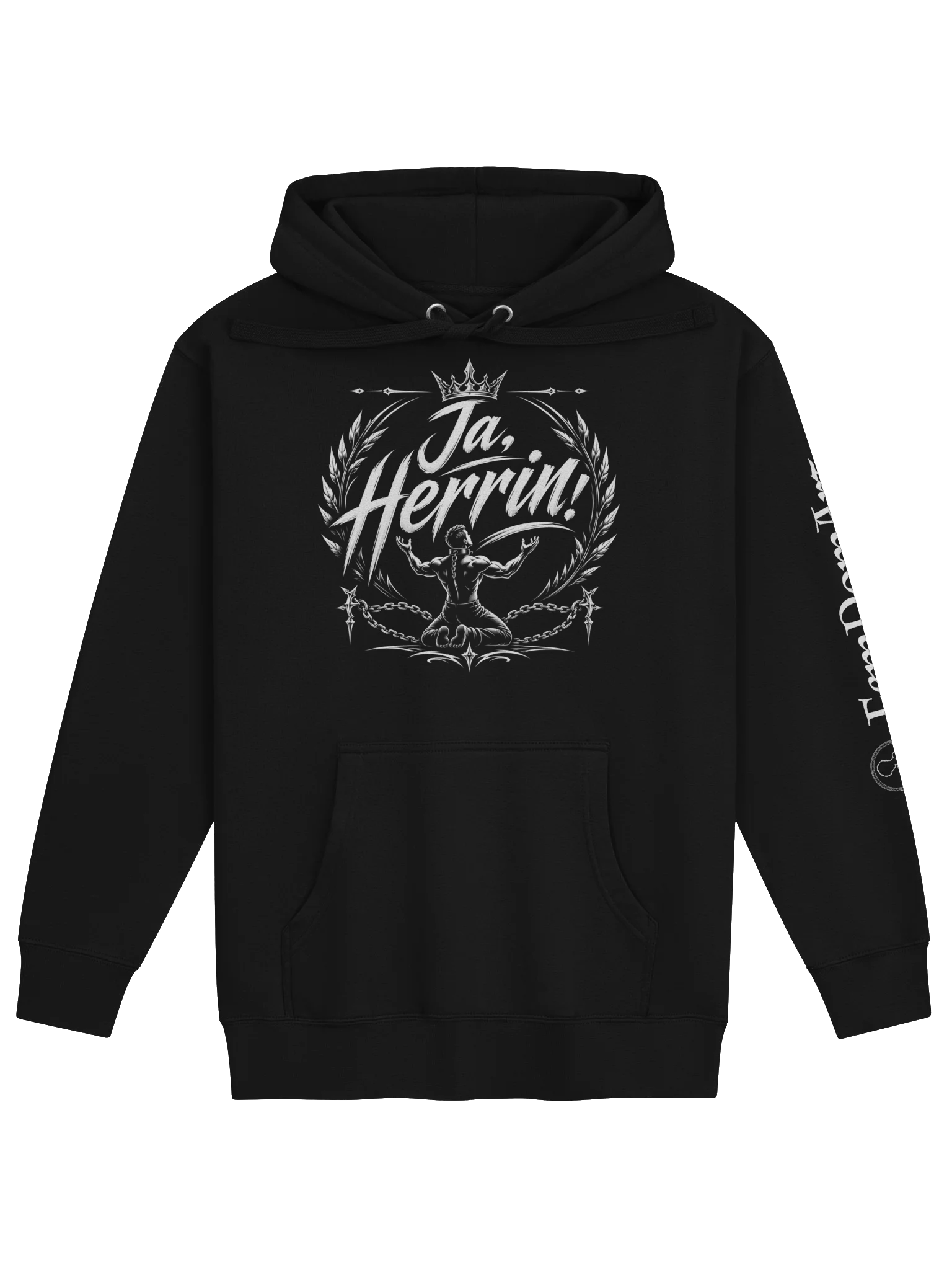 Geboren, um zu dienen – Ja, Herrin! | Dominanter Statement Hoodie product image (3)