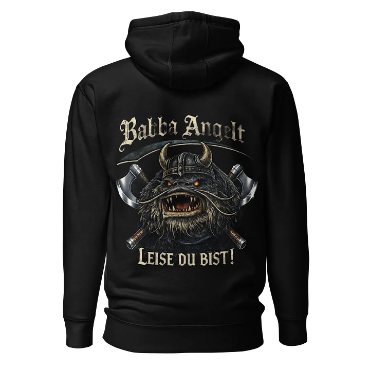 🔥 Fierce Angler – Unisex Premium Hoodie (Rückenprint) product image (1)
